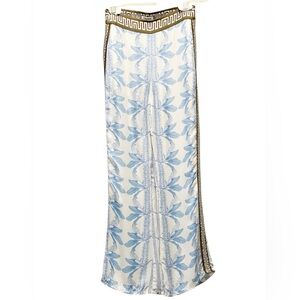 MUMA World MW X SR STYLERUNNER Wide Leg BlueBird Print Pants Size S